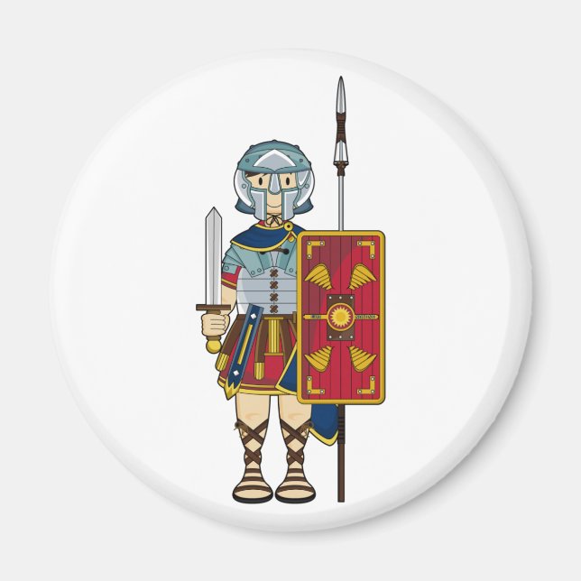 Gladiador romano con imán (Frente)