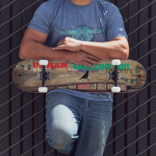 Gladiador Urbano Sin Reglas Skateboard Cuervo