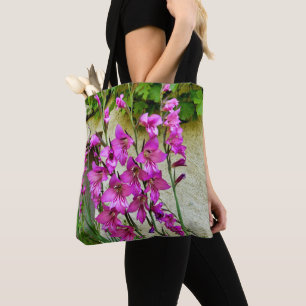 Gladiolus bizantino por toda la bolsa de impresión