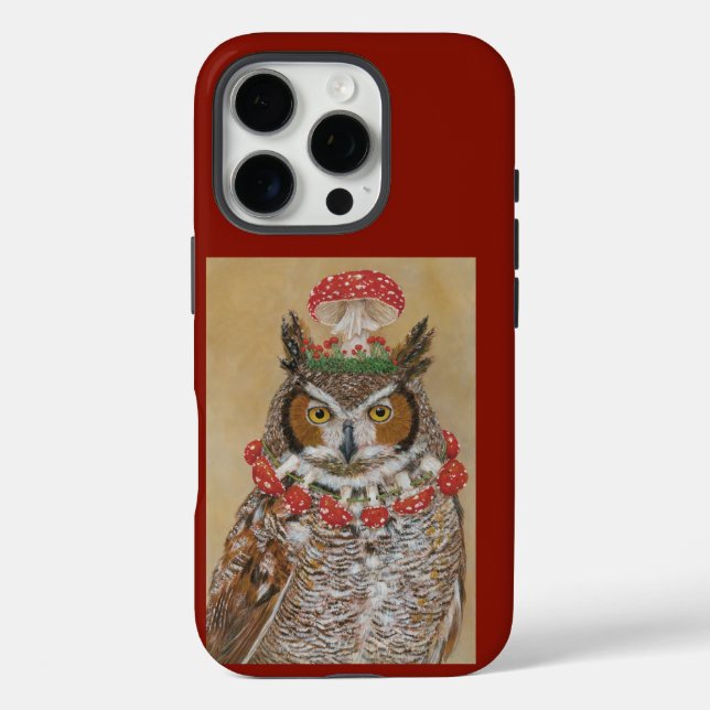 Gladwyn el owl iPhone 16 Pro funda (Reverso )