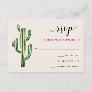 Glam Cactus Respuesta Boda de franjas de desiert