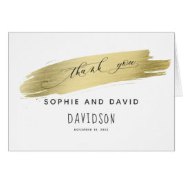 Glam Calligraphy Gold Stroke Gracias