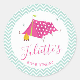 Glam Camp Makover Chicas Sello para sobres de cump