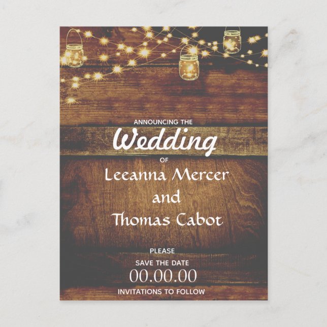 Glam de granja salva la postal rústica de la fecha (Anverso)