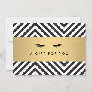 Glam Eyelashes con certificado de regalo de patrón