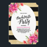 Glam Floral | Invitación a la Bachelorette Party<br><div class="desc"></div>