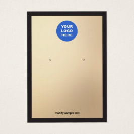 Glam Gold Añade tu tarjeta de visualización del lo