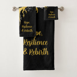 Glam Gold Phoenix Silver Purpurina Monograma Negro