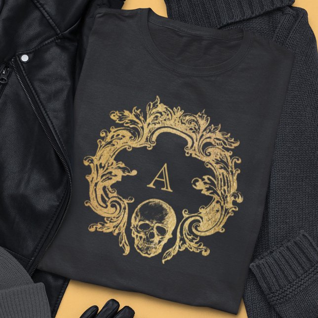 Glam gótico | Camiseta | Delante | Oro (Subido por el creador)