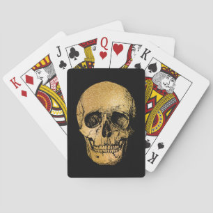 Glam gótico Cartas de reproducción Calavera