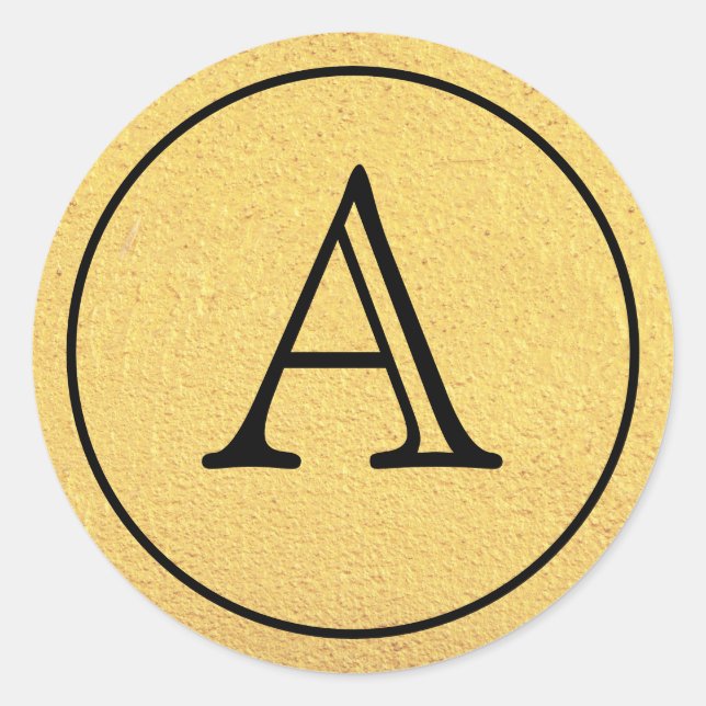 Glam gótico | PEGATINA | Oro (Anverso)