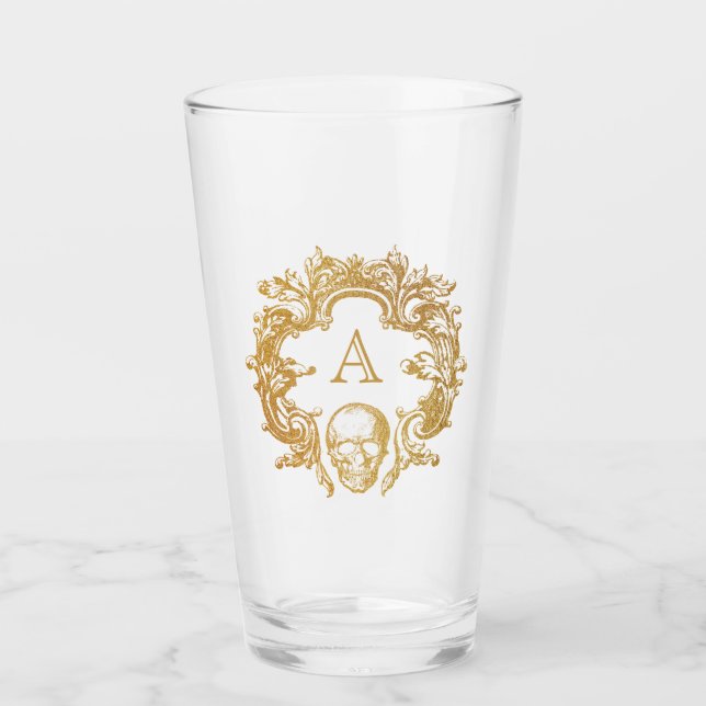 Glam gótico | Vidrio | Oro (Anverso)