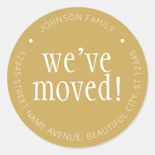 Glam Hemos movido Moda Faux Gold Nueva etiqueta de