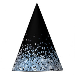 Glam purpurina Fiesta rosa y azul Gorra