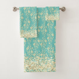 Glam, Purpurinoso de Floral Dorada