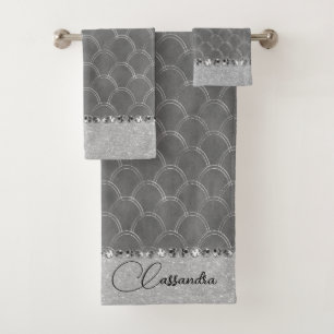 Glam Silver Purpurinoso Diamond Bling
