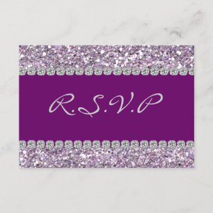 GLAMOR DE TARJETAS RSVP Y BLING