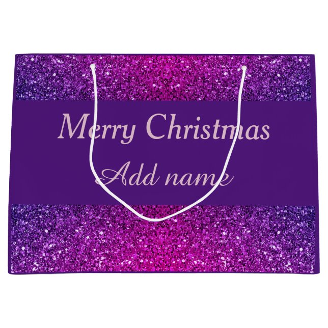 Glamorosa bolsa de regalo para Navidades especiale (Anverso)