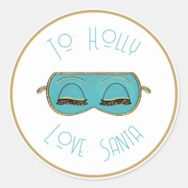 Glamorosa máscara de sueño Pegatinas Chicas de Nue