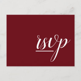 Glamorosa y brillante postal "rsvp"