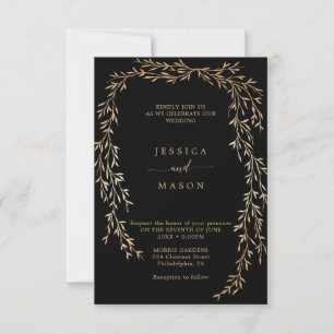 Glamorosas invitaciones a la Boda de Oro