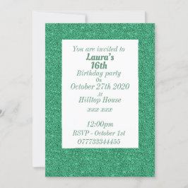 Glamorosas invitaciones personalizadas para fiesta