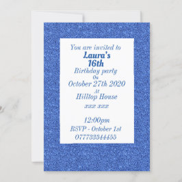 Glamorosas invitaciones personalizadas para fiesta