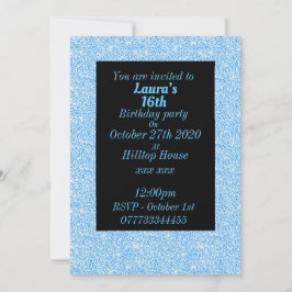 Glamorosas invitaciones personalizadas para fiesta