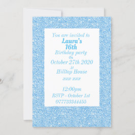 Glamorosas invitaciones personalizadas para fiesta