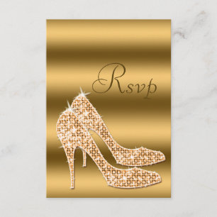 Glamoroso RSVP Gold Stilettos