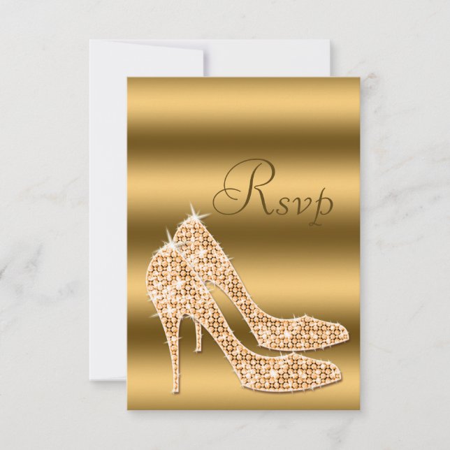 Glamoroso RSVP Gold Stilettos (Anverso)