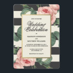 Glamour botánico | Invitación a la boda<br><div class="desc">©Fine & Dandy Paperie</div>