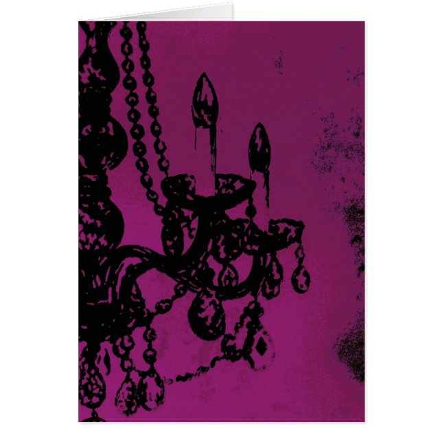 Glamour candelabro ~ Tarjeta / Invitaciones (Frente)