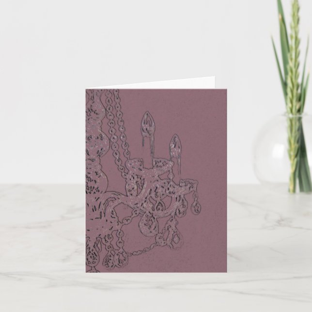 Glamour de Araña ~ Tarjeta / Invitaciones (Anverso)
