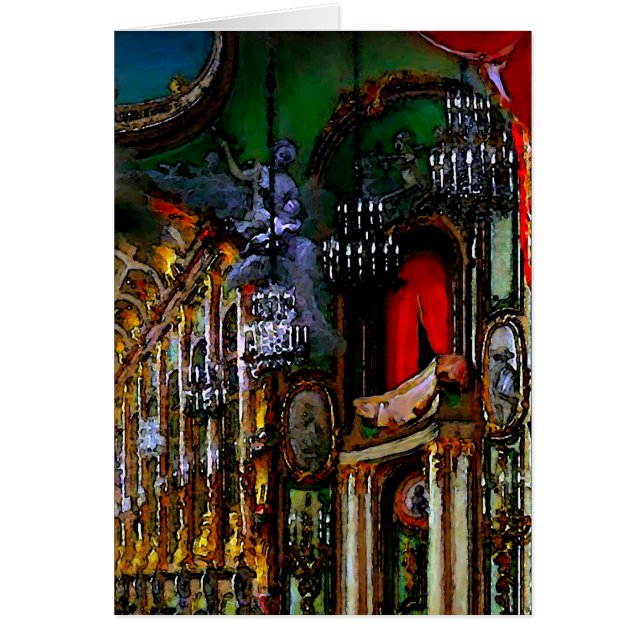 Glamour del palacio ~ Tarjeta (Frente)