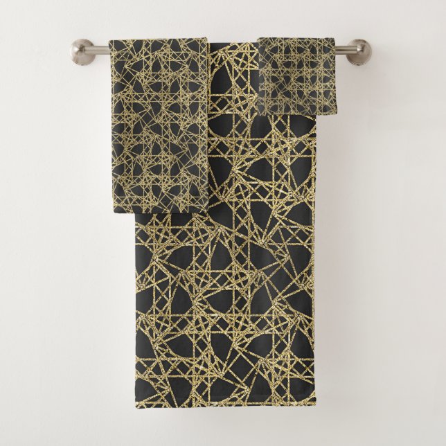 Glamour dorado moderno glamur único elegante (In situ)