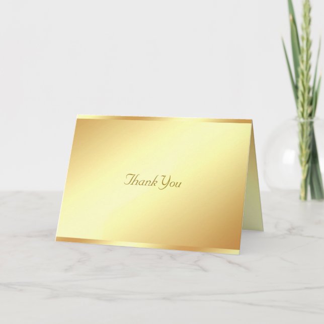 Glamour Gold Plantilla Texto Manuscrito Agradecimi (Anverso)