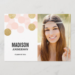 Glamour  Invitación a la fiesta de graduación