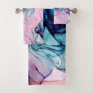 Glamour Moderno Etéreo Rosa Purpura Tinta Azul Ver