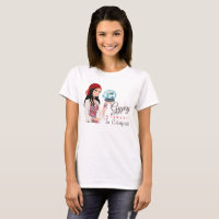 Glampers gitano en camiseta de los campistas
