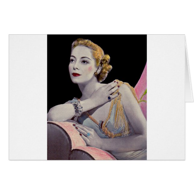 glamurosa mujer de 1937 (Anverso (Horizontal))