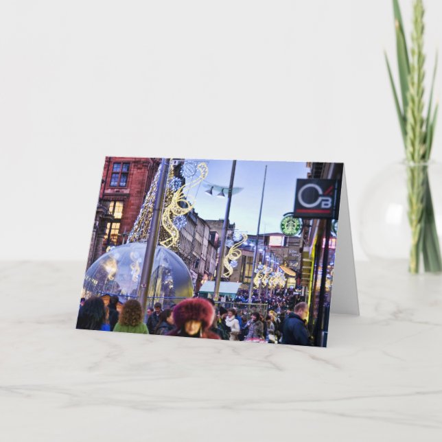 Glasgow en el navidad (Anverso)