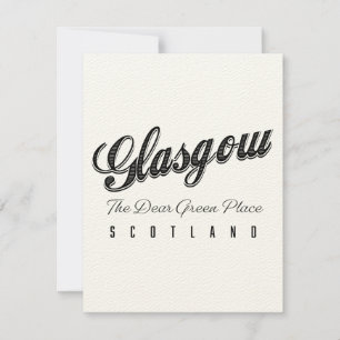 Glasgow Escocia "El Querido Lugar Verde"