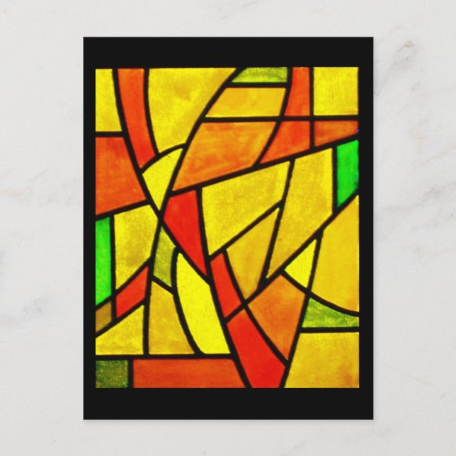 Glass-10 con manchas postales (Anverso)