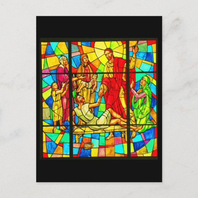 Glass-27 con manchas postales (Anverso)