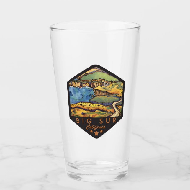 Glass Big Sur California Pint (Anverso)