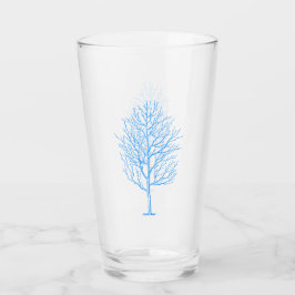 Glass Blue Winter Tree
