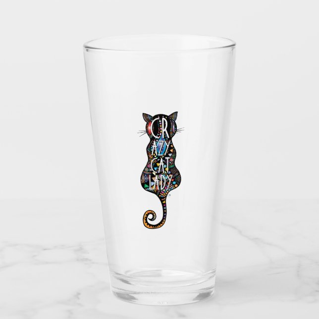 Glass Crazy Cat Lady (Anverso)