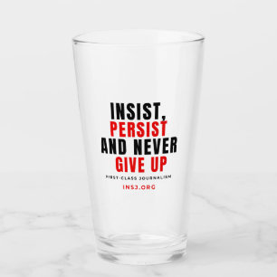 Glass Cup - Never Stop