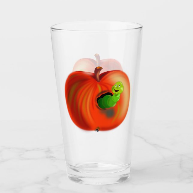 Glass de Apple feliz (Anverso)